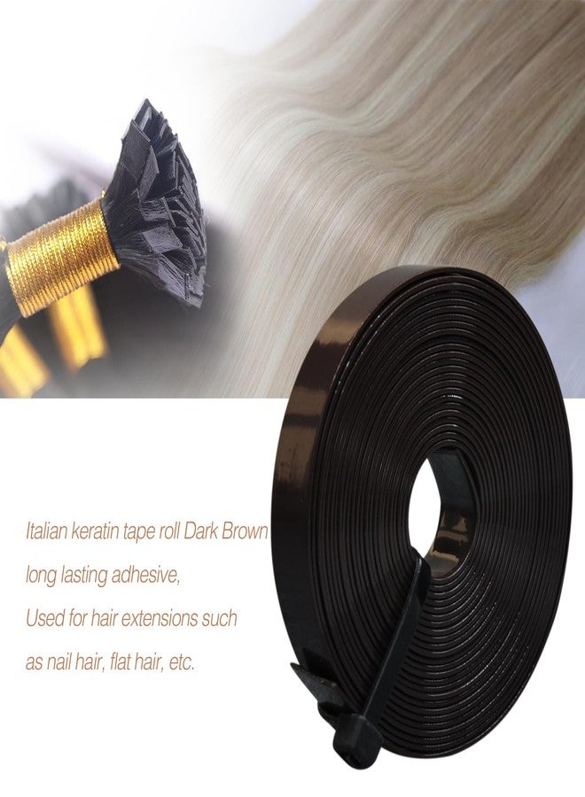 coloryoung Italian Keratin Glue Bonding Glue Hot Fusion Flat Tip For Keratin Strips Hair Extensions - Human Hair Dark Brown - Image 3
